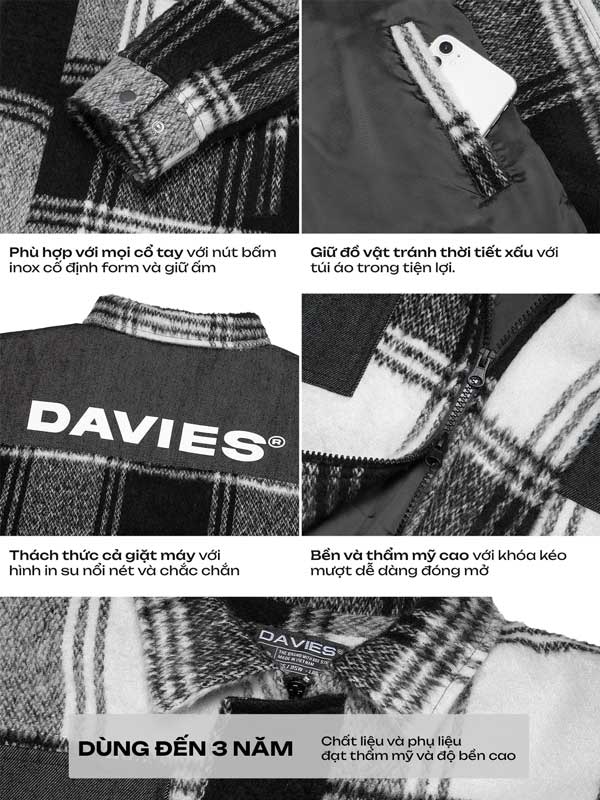DSW Flannel Denim Hybrid Jacket