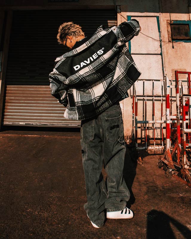 DSW Flannel Denim Hybrid Jacket