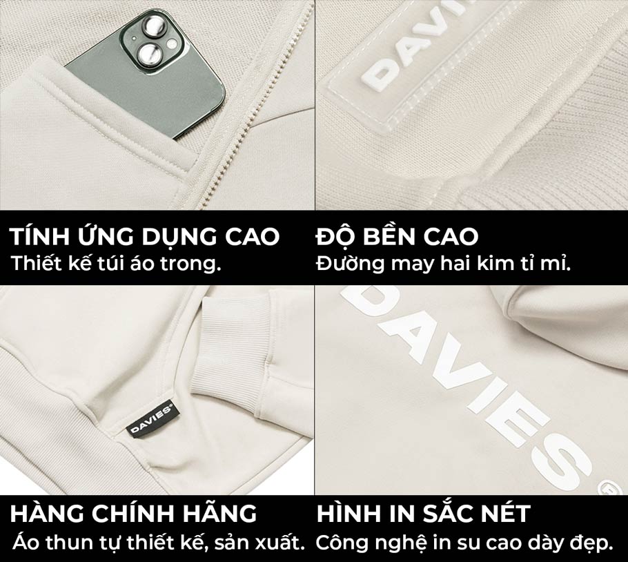 hoodie zip local brand áo khoác nỉ form rộng