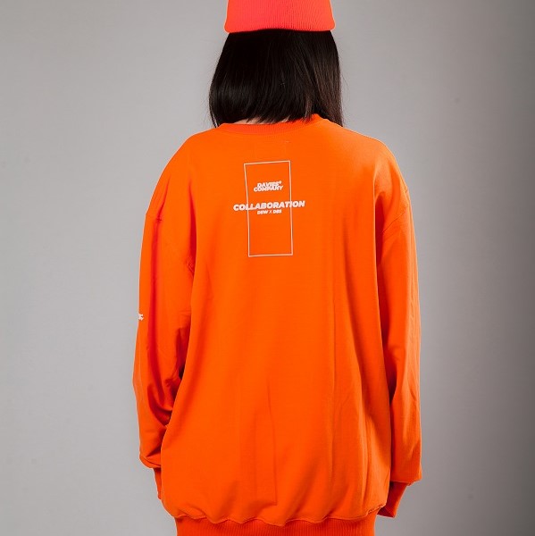 DSS SWEATER DAVIES COLLAB - ORANGE