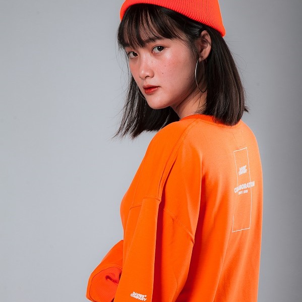 DSS SWEATER DAVIES COLLAB - ORANGE