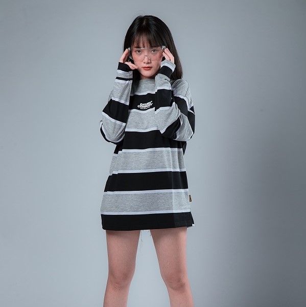 DSS SWEATER STRIPED GREY