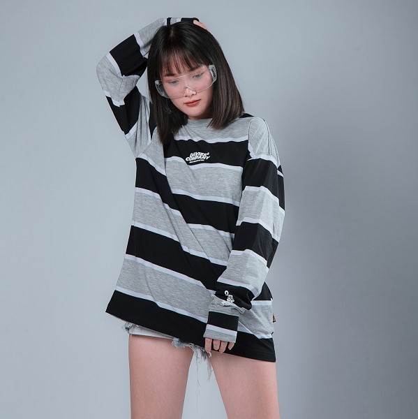DSS SWEATER STRIPED GREY
