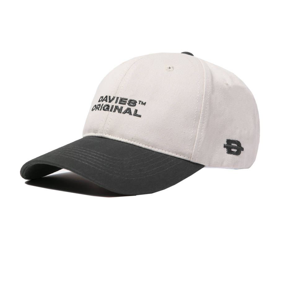 DSW Two Color Baseball Cap-Xám