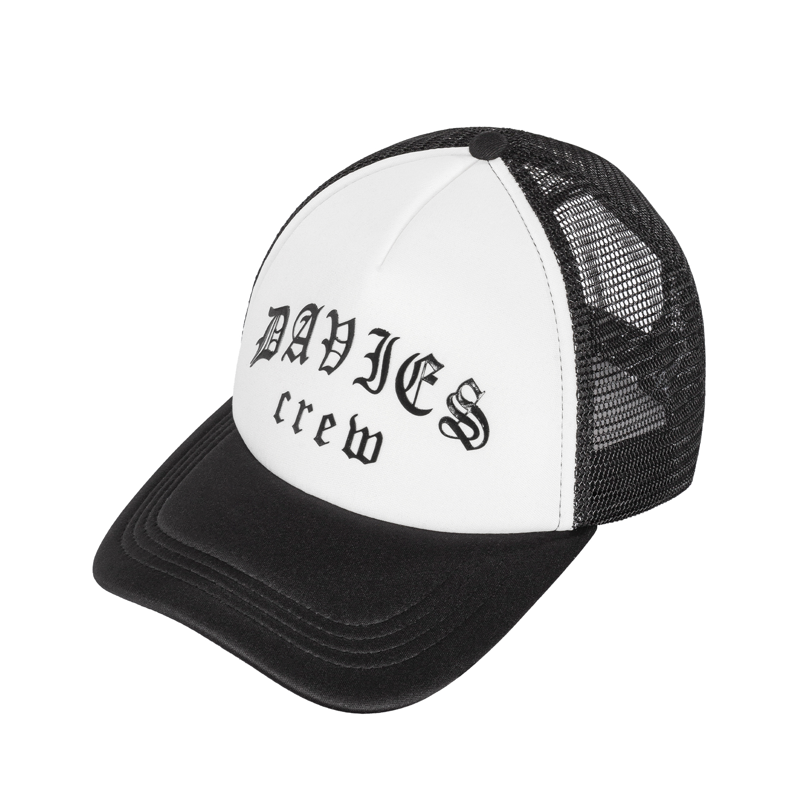 Mũ lưỡi trai nam nữ phối lưới DAVIES hình in chữ