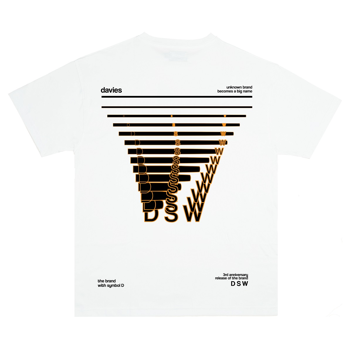 DSW TEE PYRAMID  - WHITE