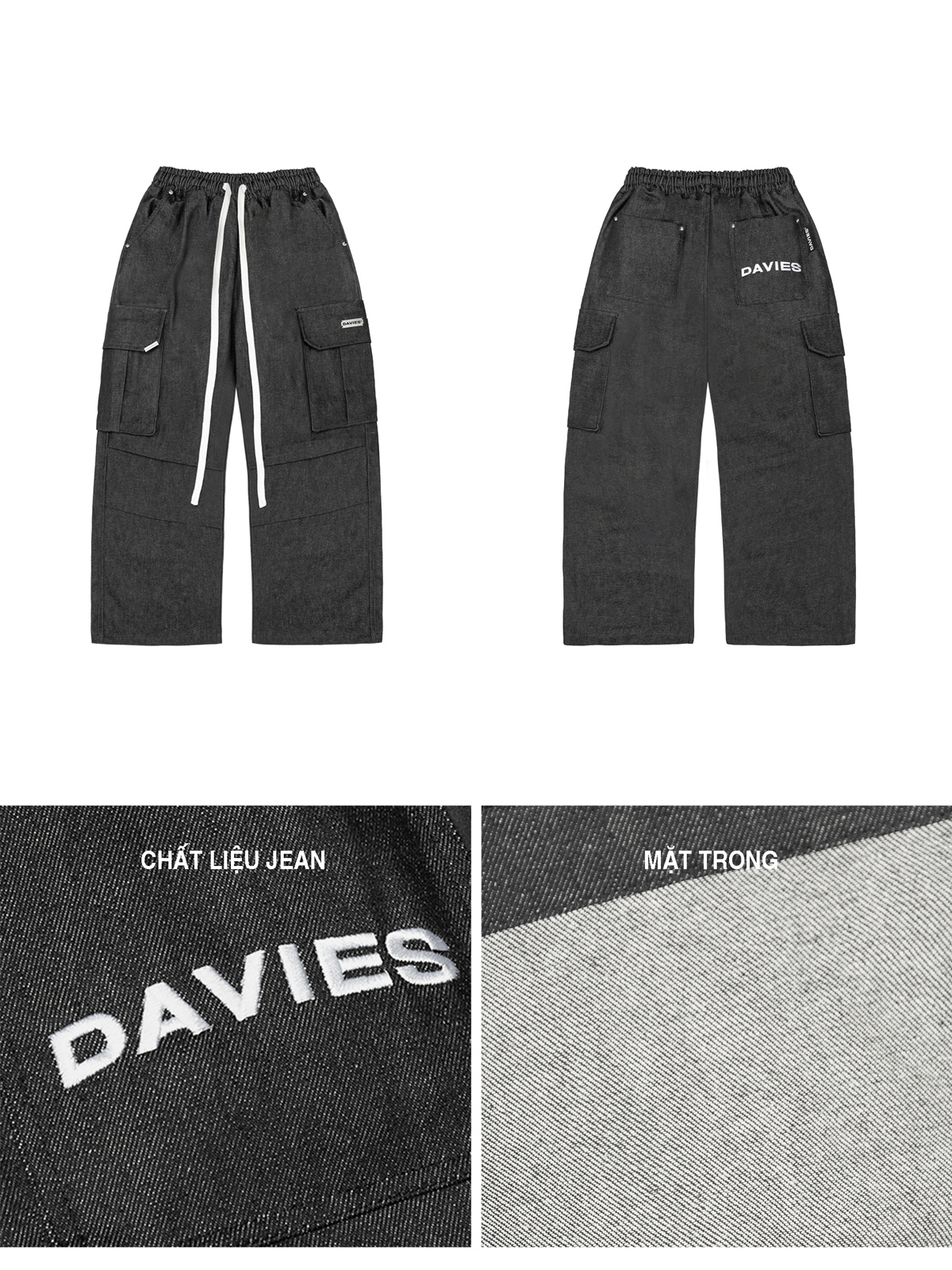 DSW Denim Cargo Pants