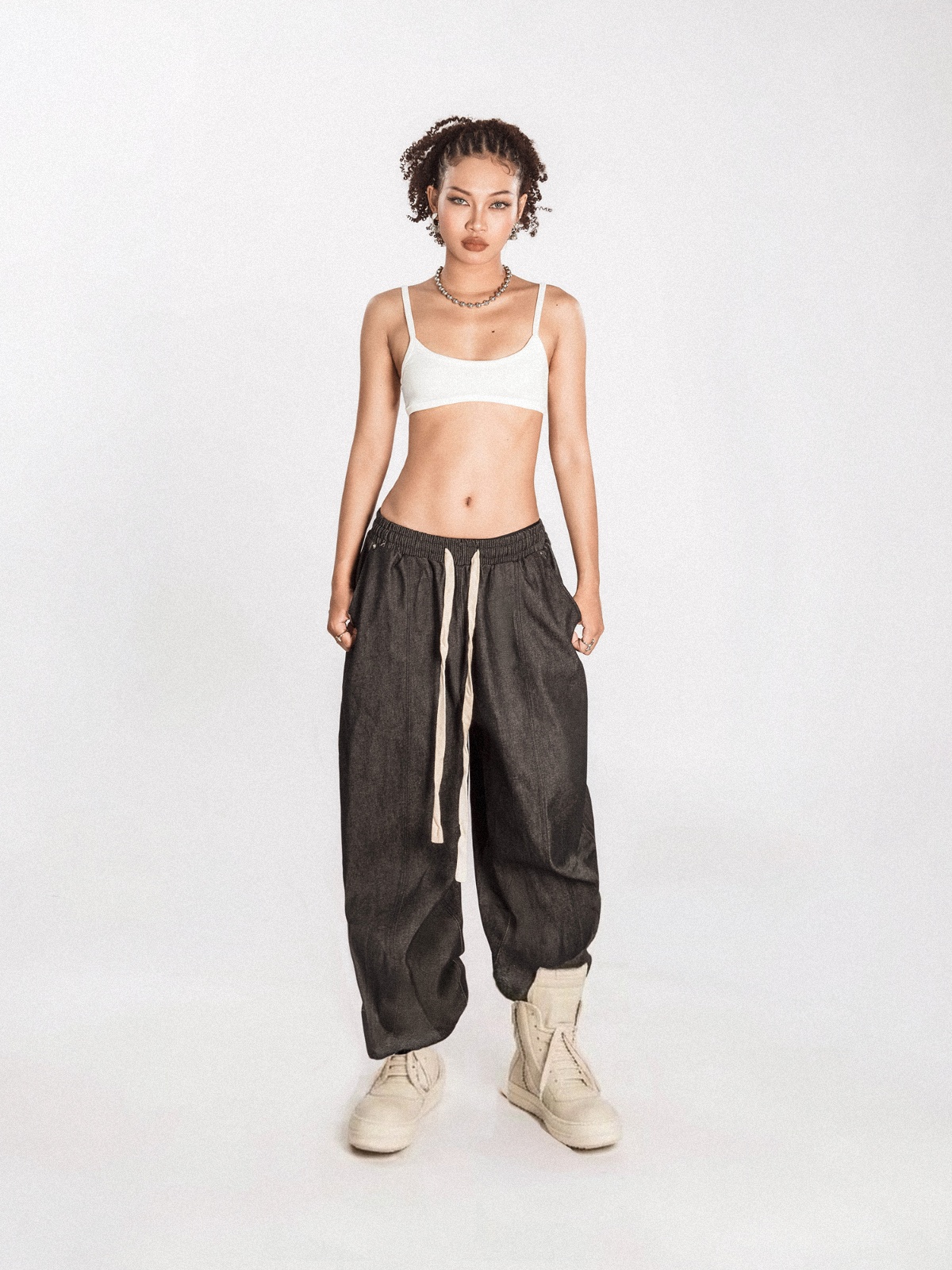 DSW Denim Piping Pants