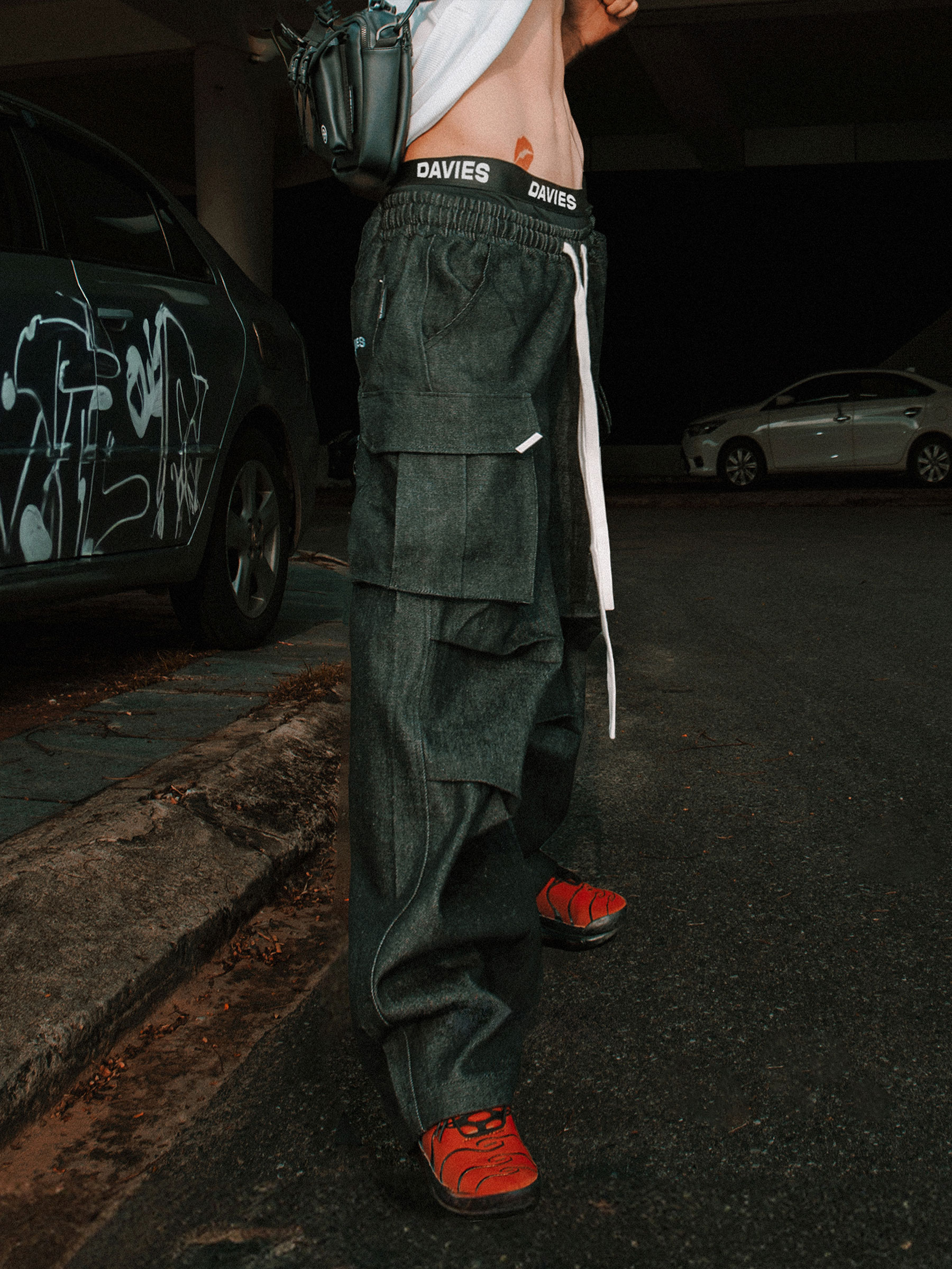 DSW Denim Cargo Pants