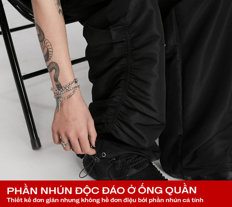 D33-Q7 Cargo Pant Ruffle