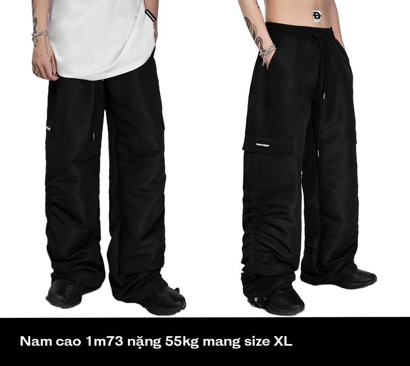 D33-Q7 Cargo Pant Ruffle