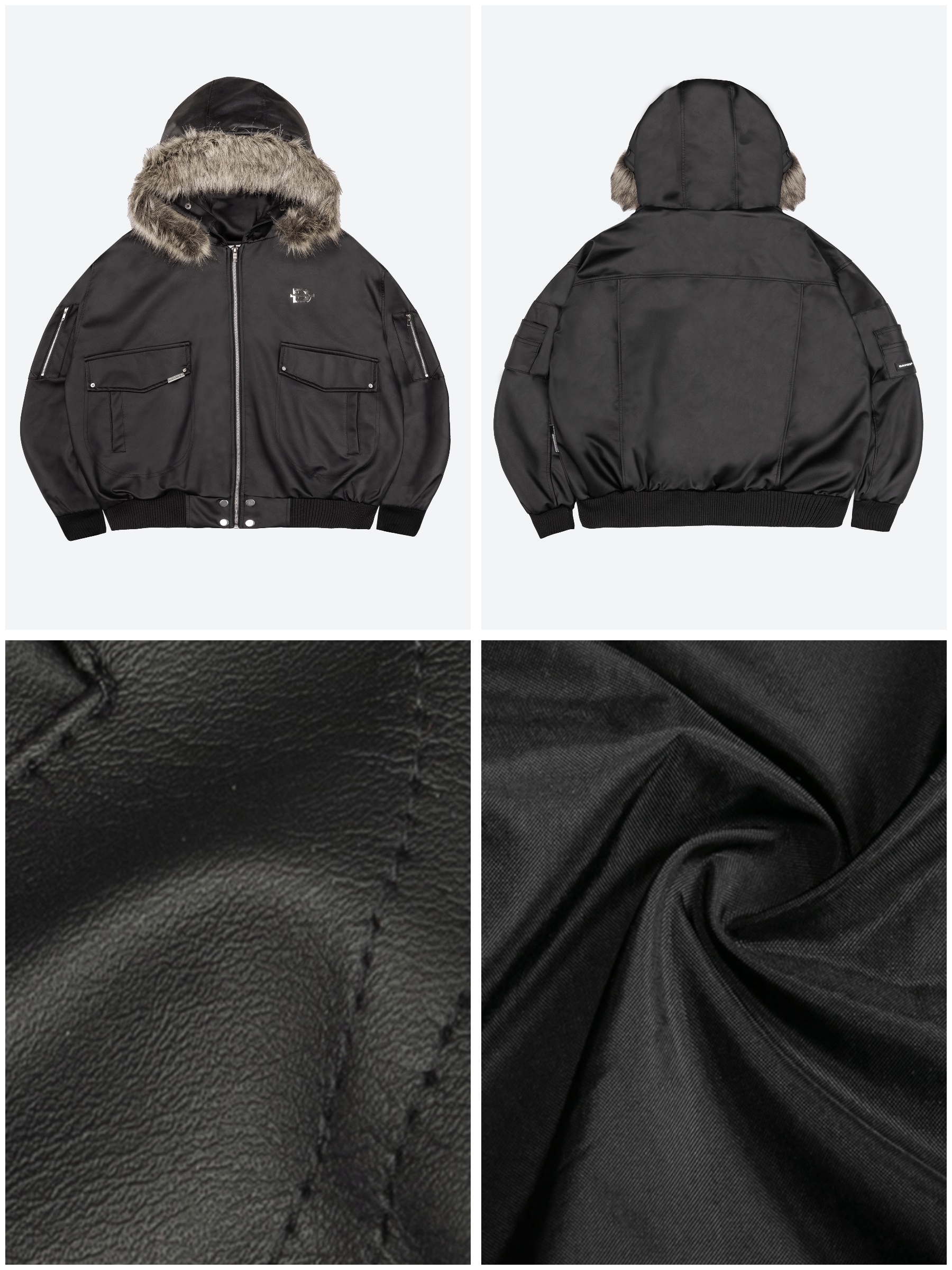 DSW Hunter Hooded Bomber Jacket