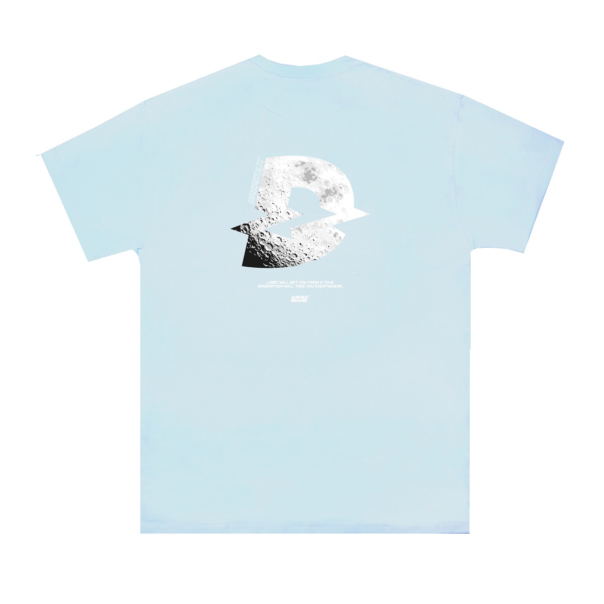 DSS Tee Moon Small Logo-Blue