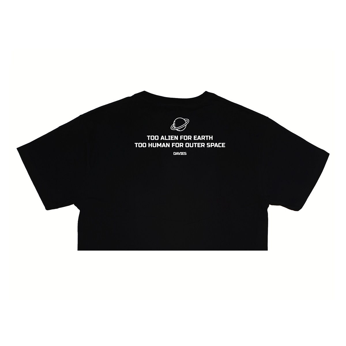 DSS Croptop Davies Space - BLACK