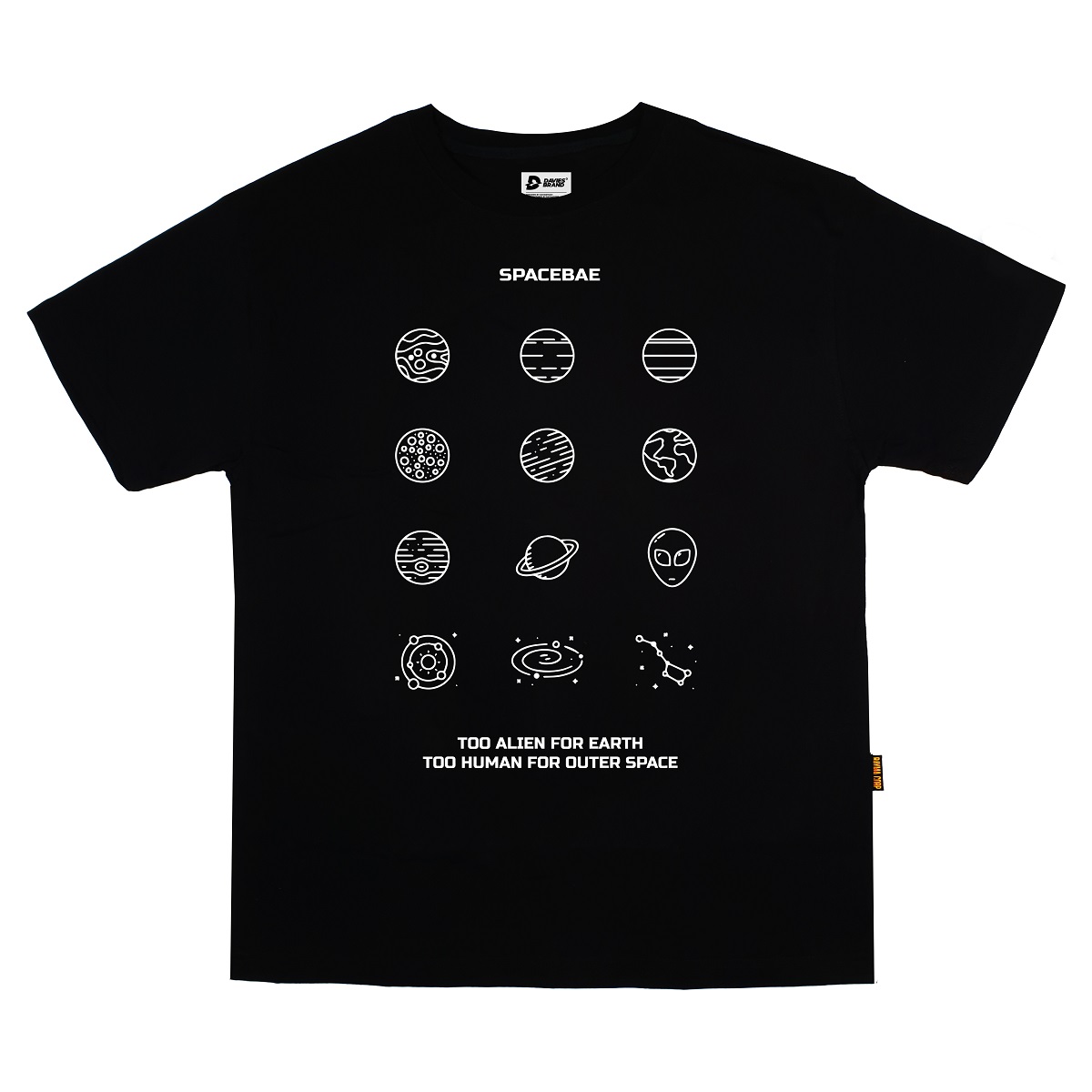 DSS Tee Davies Space - BLACK