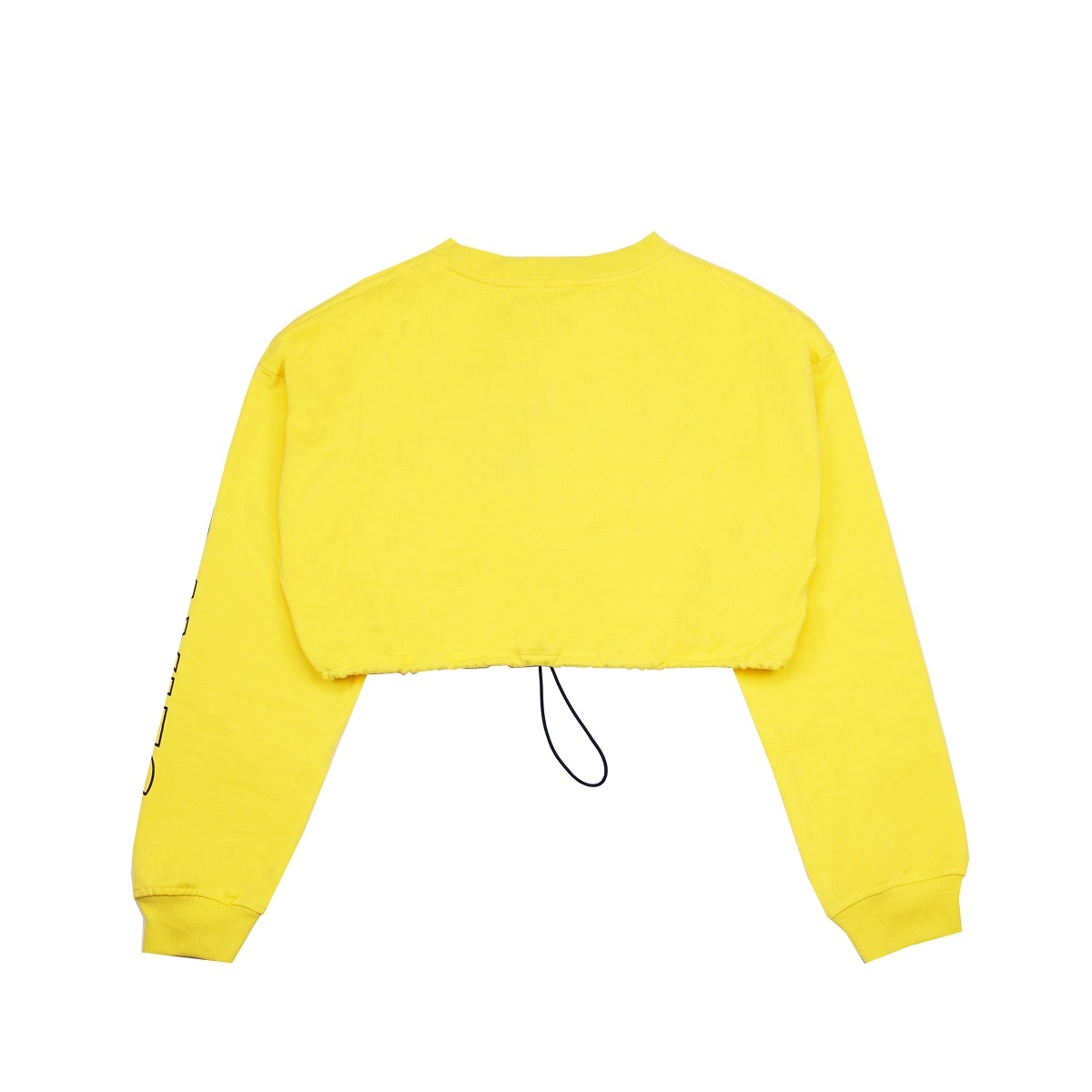 DSS Croptop LS Space Bae-YELLOW