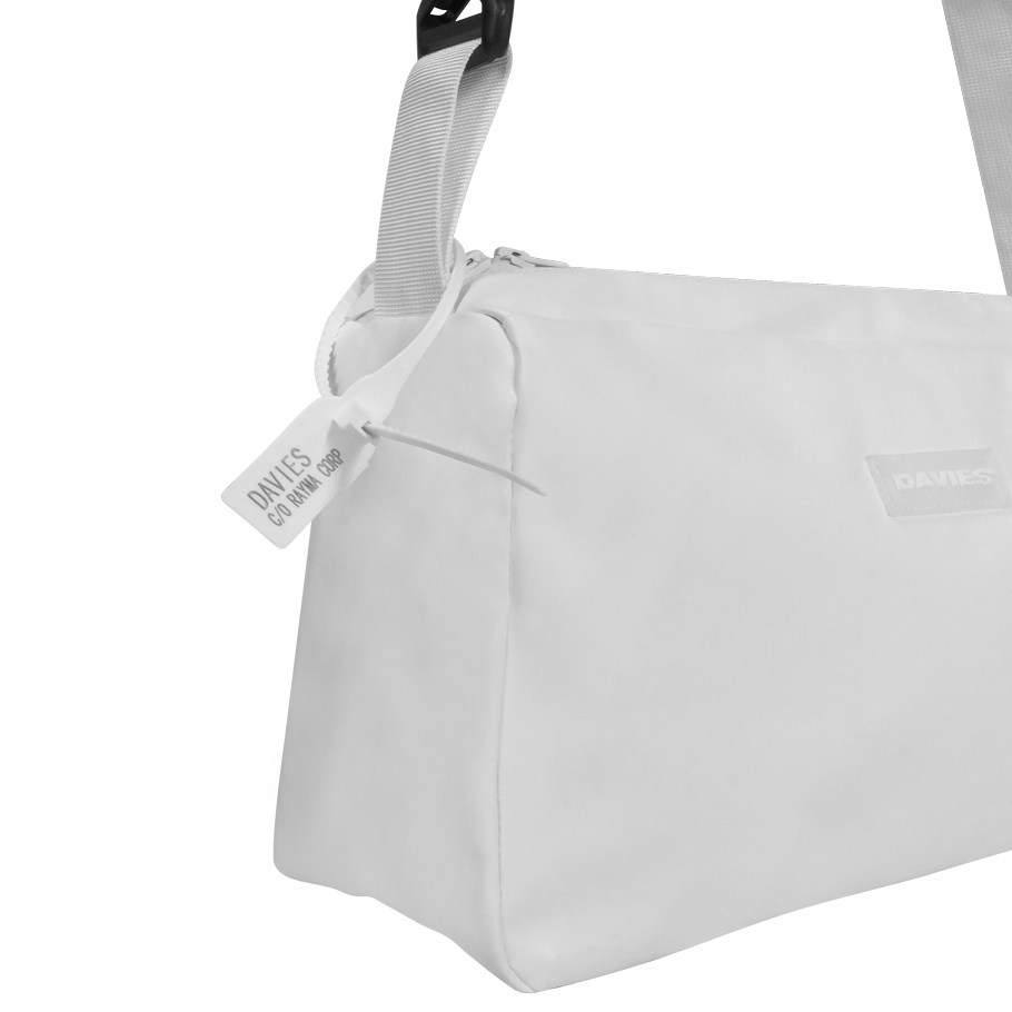 DSW Leather Over Shoulder Bag-White