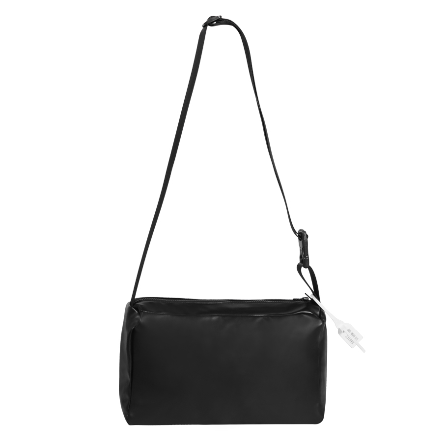 DSW Leather Over Shoulder Bag-Black