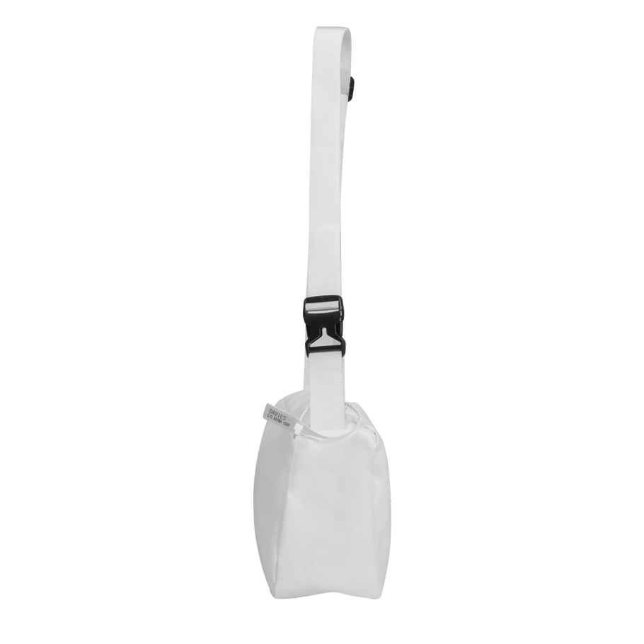 DSW Leather Over Shoulder Bag-White