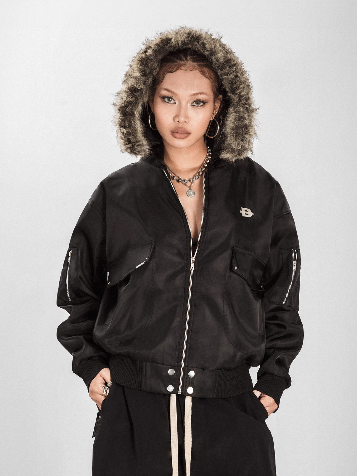 DSW Hunter Hooded Bomber Jacket