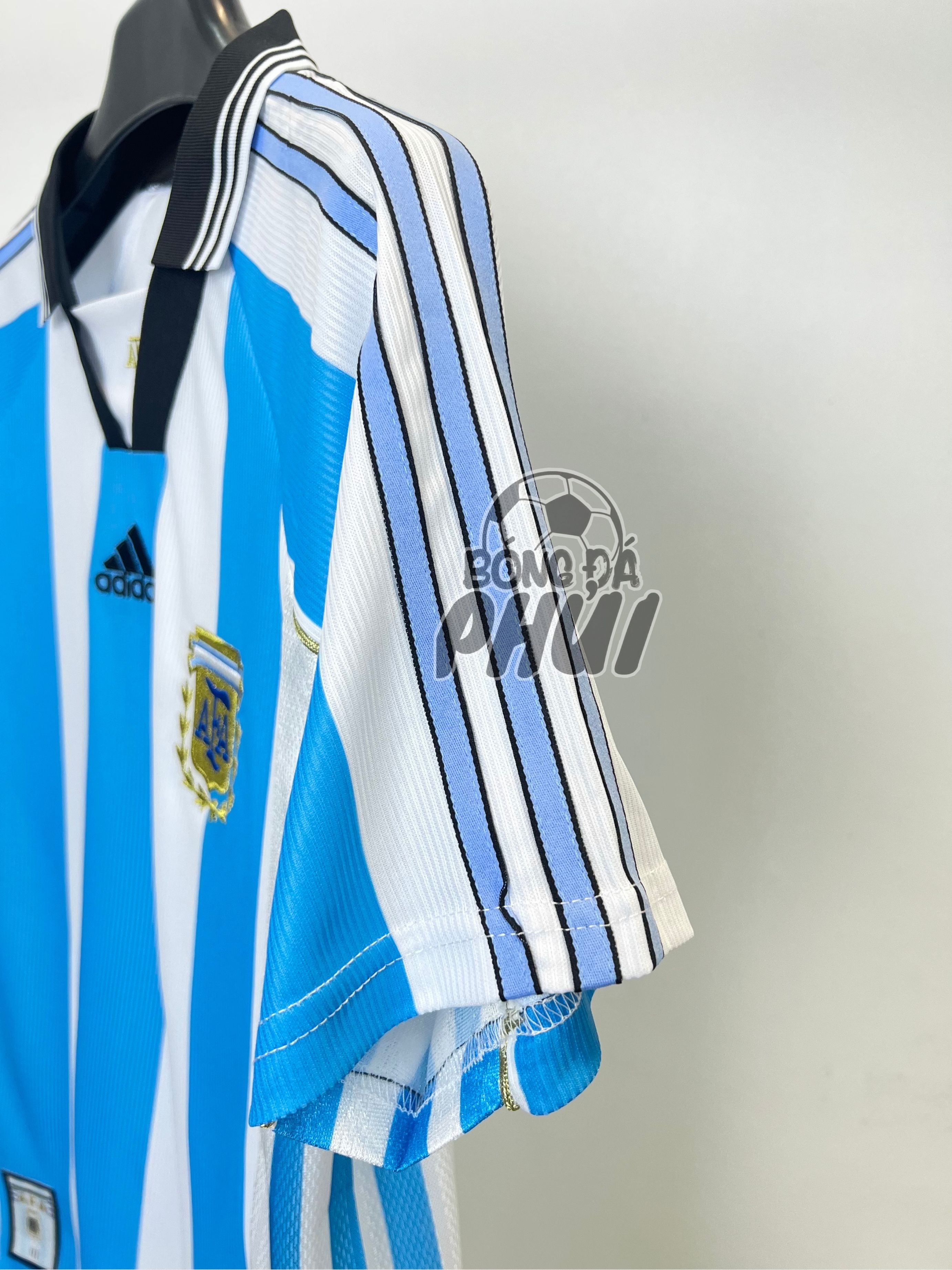 ÁO RETRO ARGEN XANH TRẮNG 1998