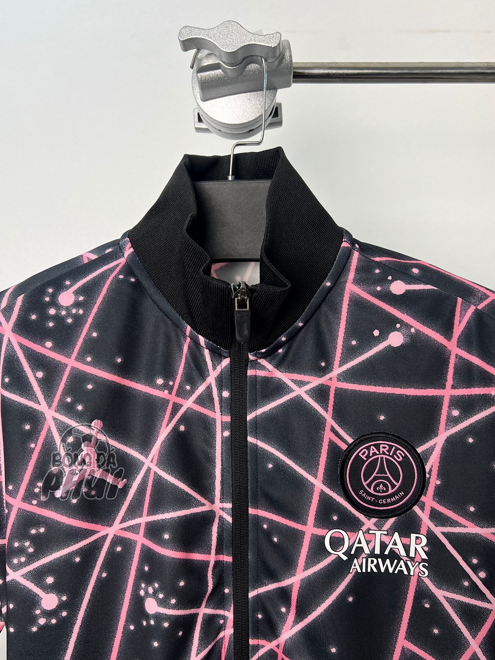 BỘ KHOÁC TE PSG ĐEN 2025