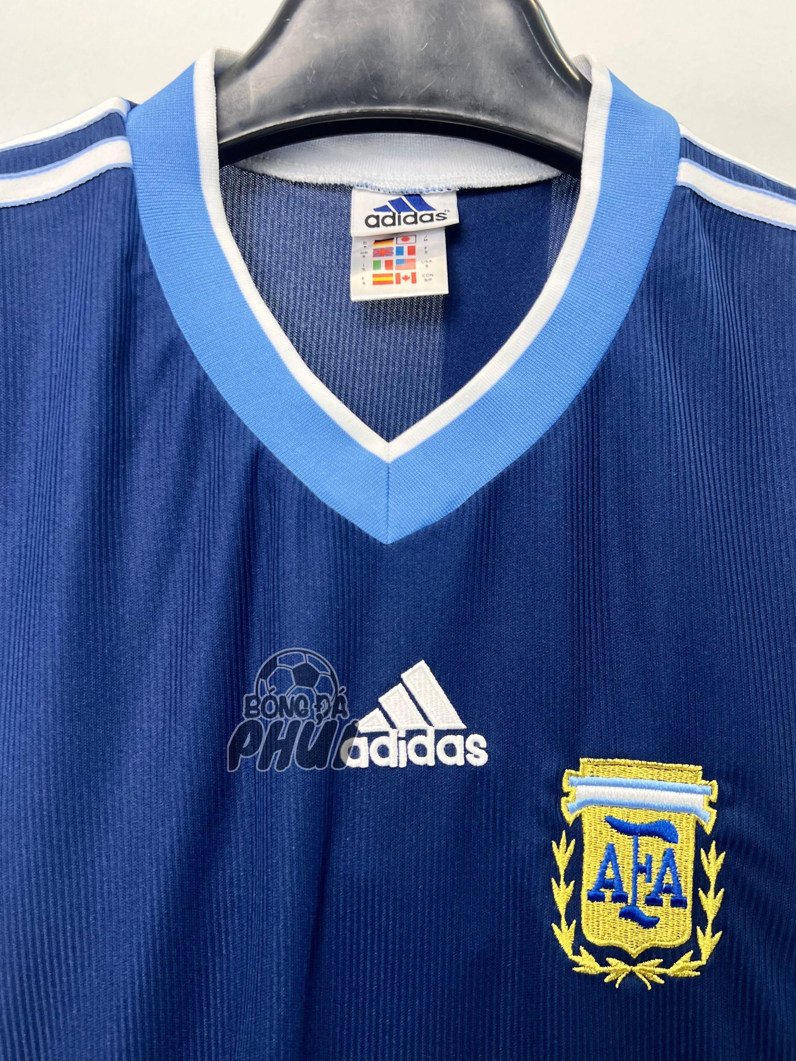 ÁO RETRO ARGEN XANH 1998