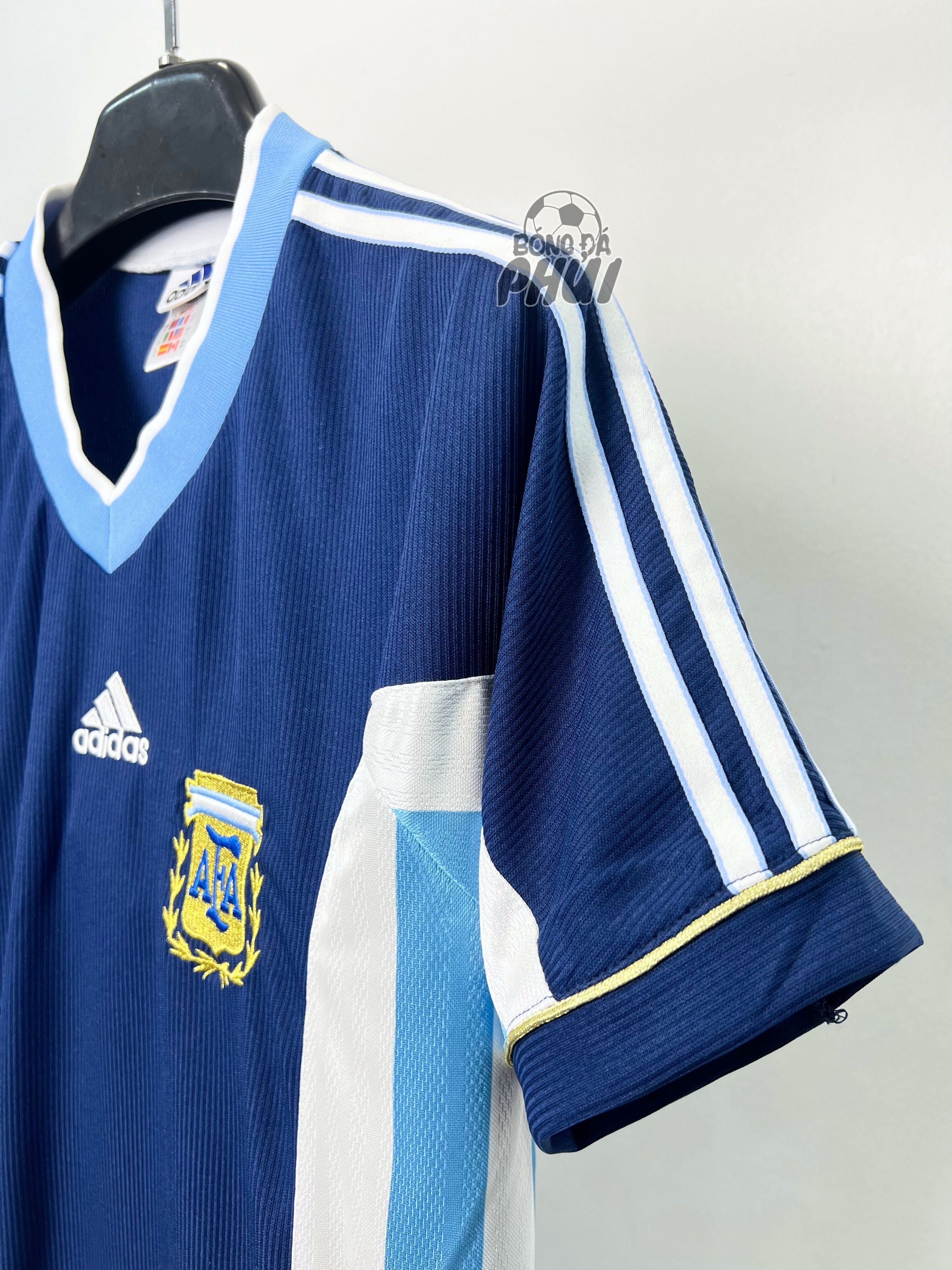 ÁO RETRO ARGEN XANH 1998