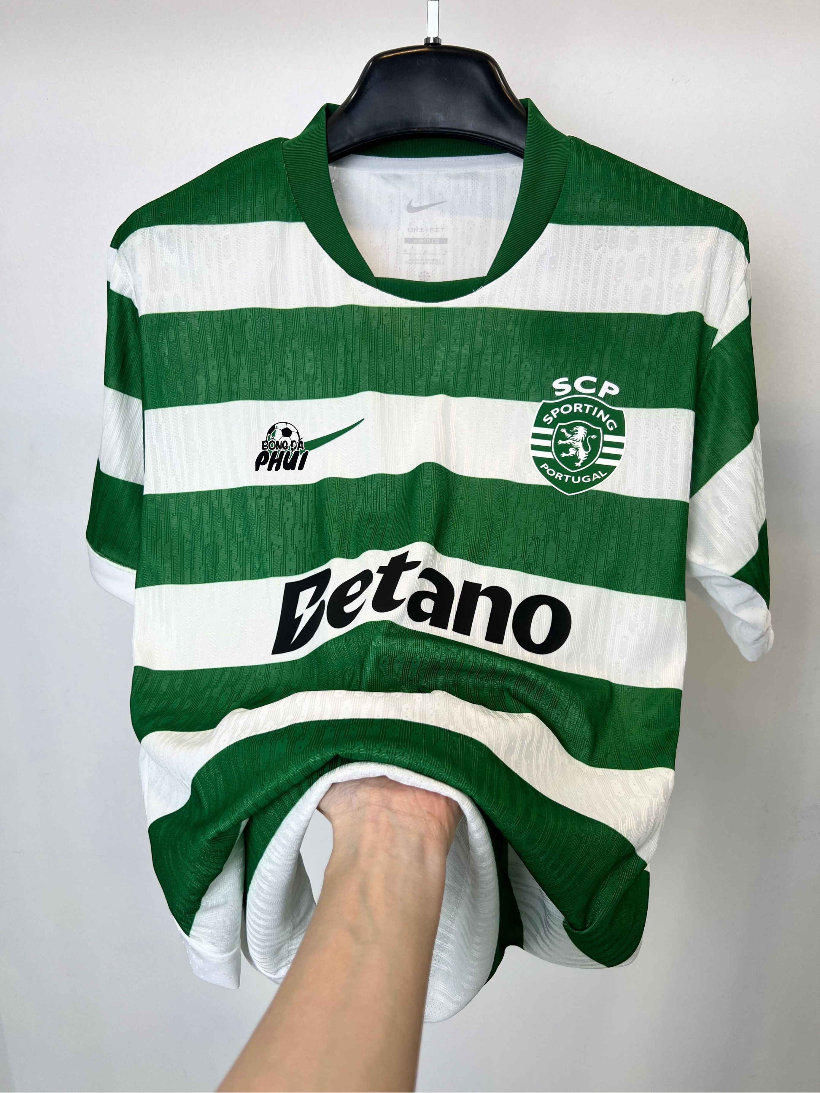 ÁO BODY SPORTING XANH TRẮNG 2025