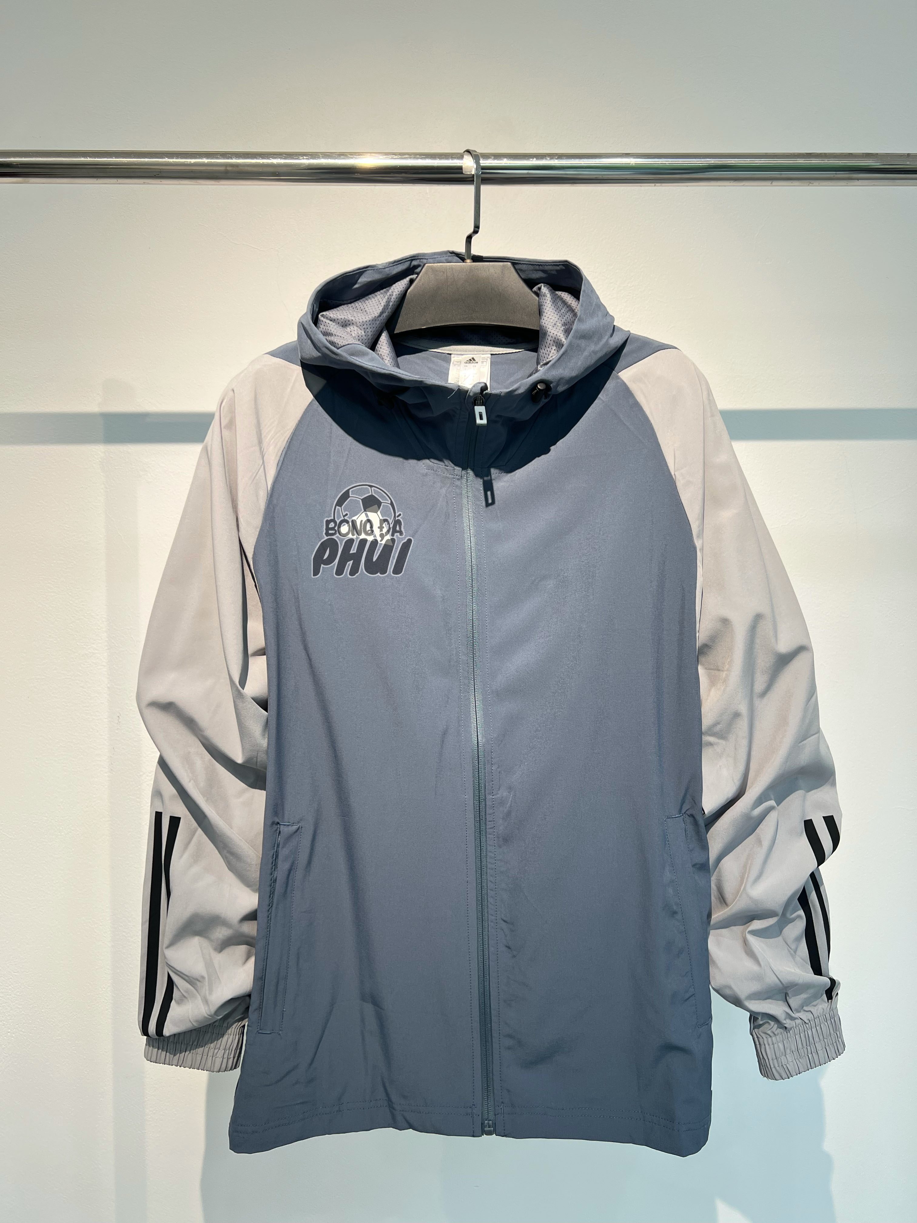 BỘ KHOÁC GIÓ DAS XÁM