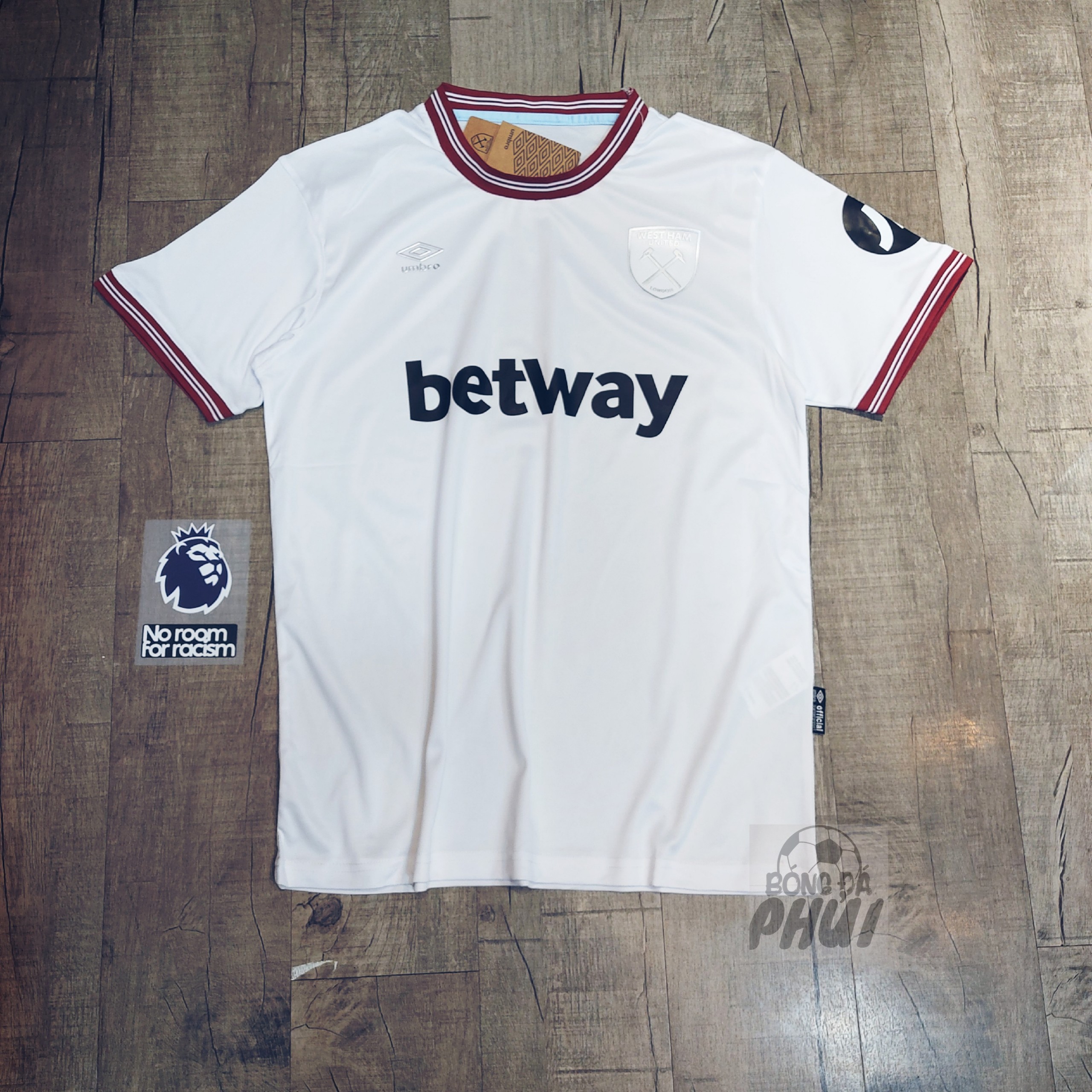 ÁO FAN WESTHAM TRẮNG 2023