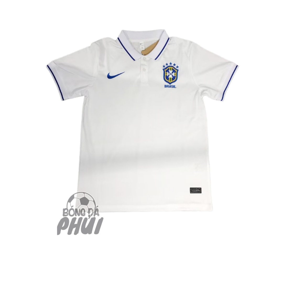 ÁO POLO BRAZIL TRẮNG