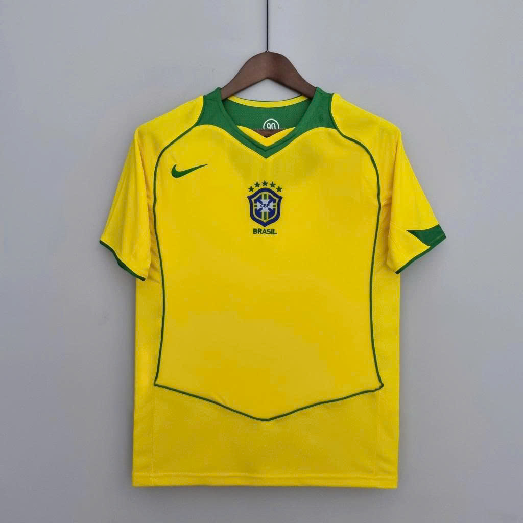 ÁO RETRO BRAZIL VÀNG 2004