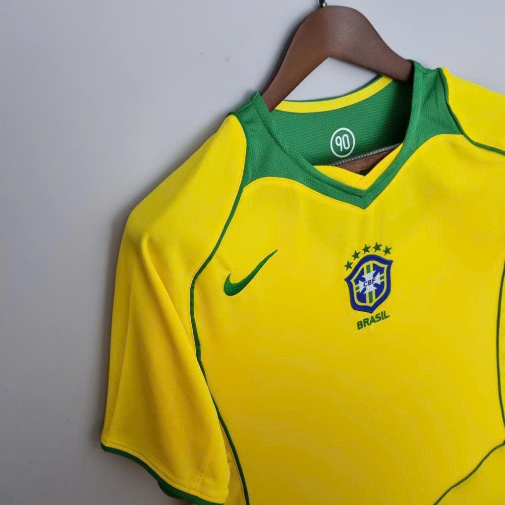 ÁO RETRO BRAZIL VÀNG 2004