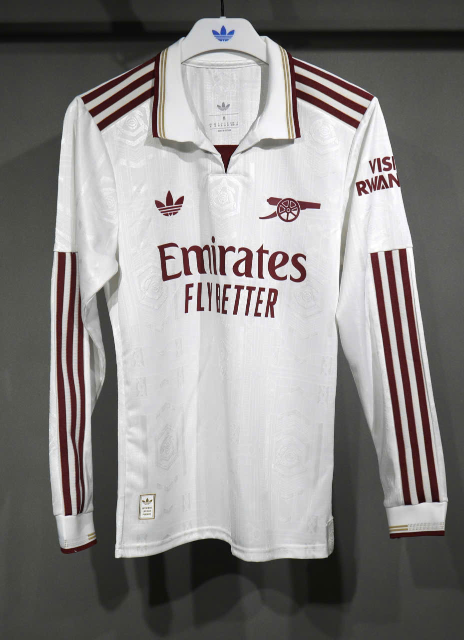 ÁO BODY ARSENAL TRẮNG DÀI TAY