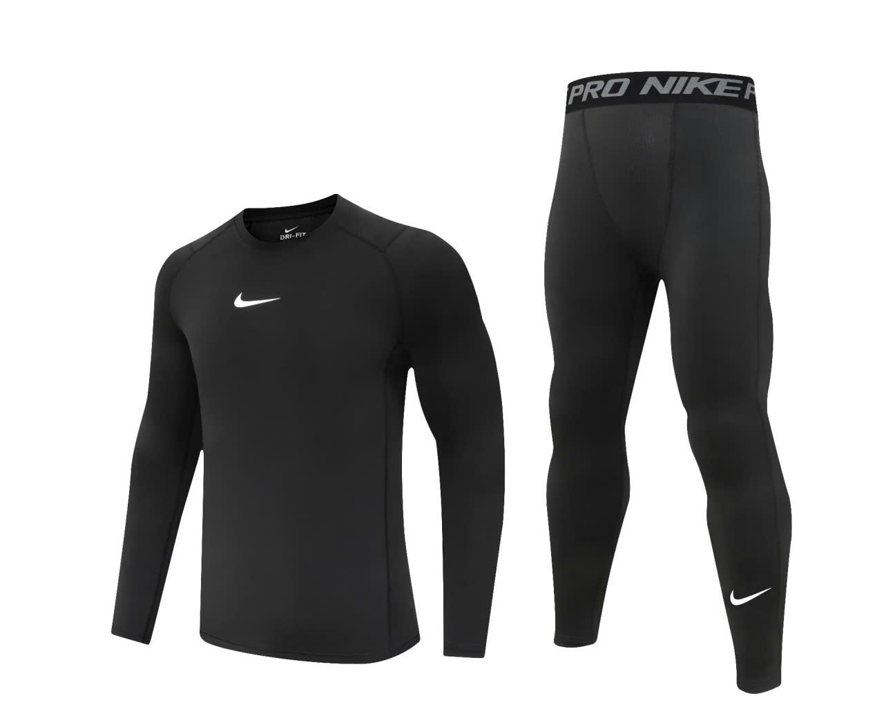 BỘ GIỮ NHIỆT NIKE ĐEN