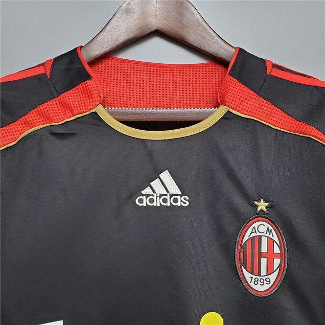 ÁO RETRO AC MILAN 2006 ĐEN