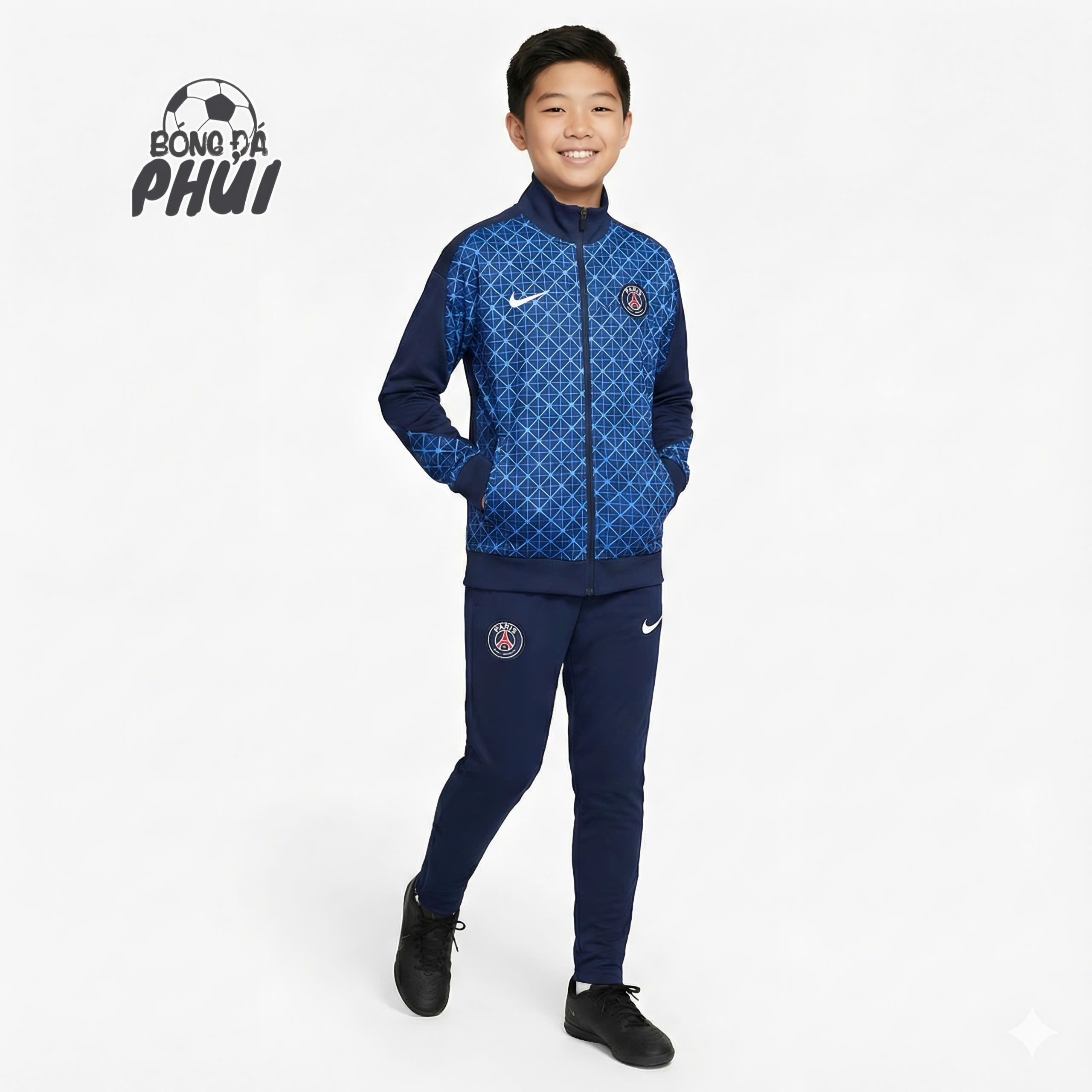 BỘ KHOÁC TE PSG XANH 2026