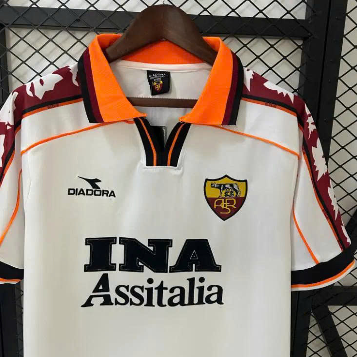 ÁO RETRO ROMA TRẮNG 1998