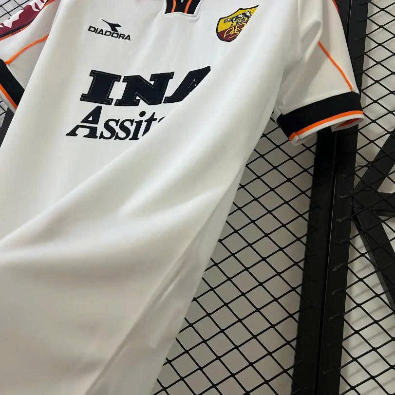 ÁO RETRO ROMA TRẮNG 1998