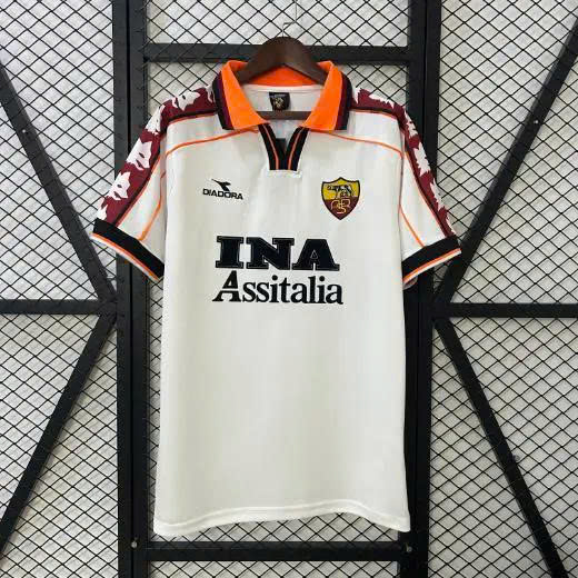 ÁO RETRO ROMA TRẮNG 1998