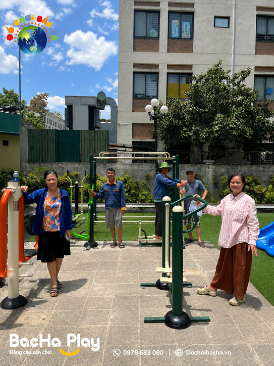 HOÀN THÀNH LẮP ĐẶT SÂN CHƠI & KHU THỂ DỤC NGOÀI TRỜI Chung cư CT1 – KĐT Mỹ Đình – Hà Nội
