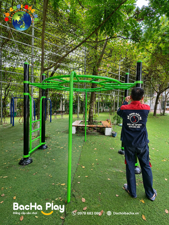 Lắp đặt Thang leo thể chất số 13 tại Trường Quốc tế Nhật Bản Hà Nội – Đồ Chơi Bắc Hà