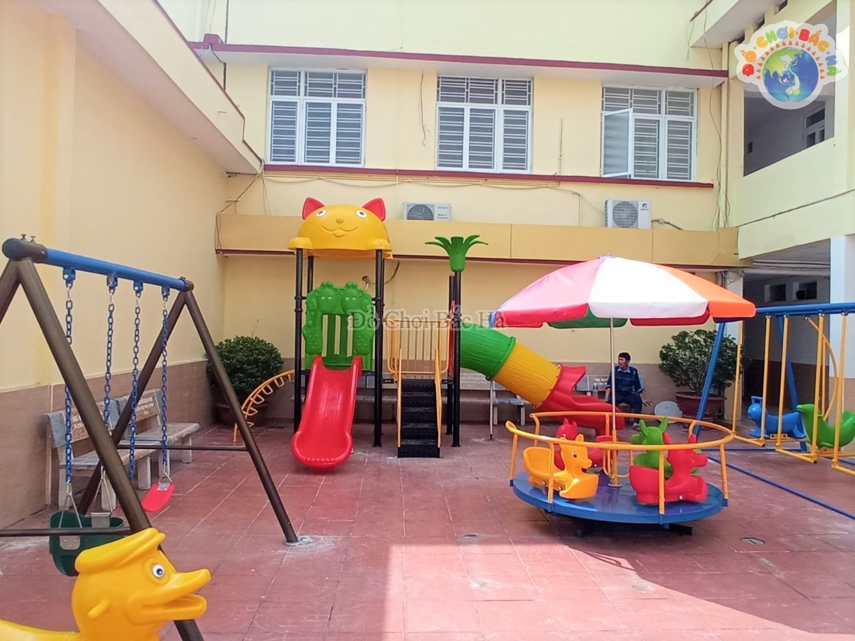 Đồ Chơi Bắc Hà Hoàn Thành Cung Cấp Lắp Đặt Sân Chơi Tại Bệnh Viện Trẻ Em Hải Phòng