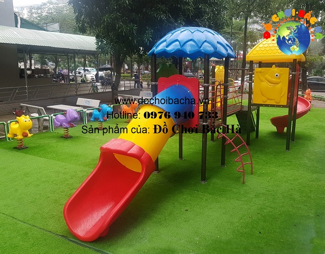 Lắp đặt sân chơi chung cư VP2 Bán đảo Linh Đàm