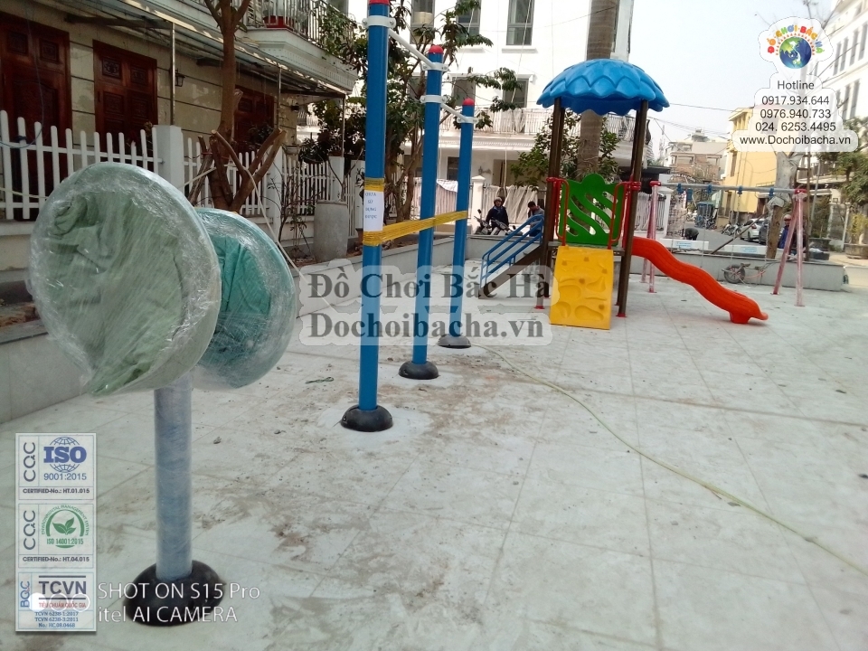 Lắp Đặt Sân Chơi Trẻ Em và Người Lớn kết hợp Tại khu đô thị flc sài đồng - long biên - tp hà nội