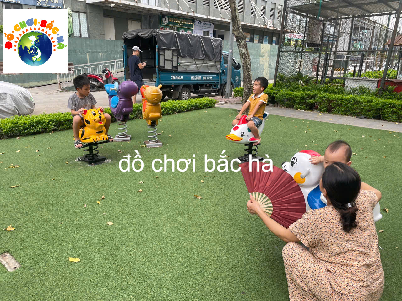 Đồ Chơi Bắc Hà Lắp Đặt Sân Chơi Ngoài Trời Tại Chung Cư Thăng Long Victoria