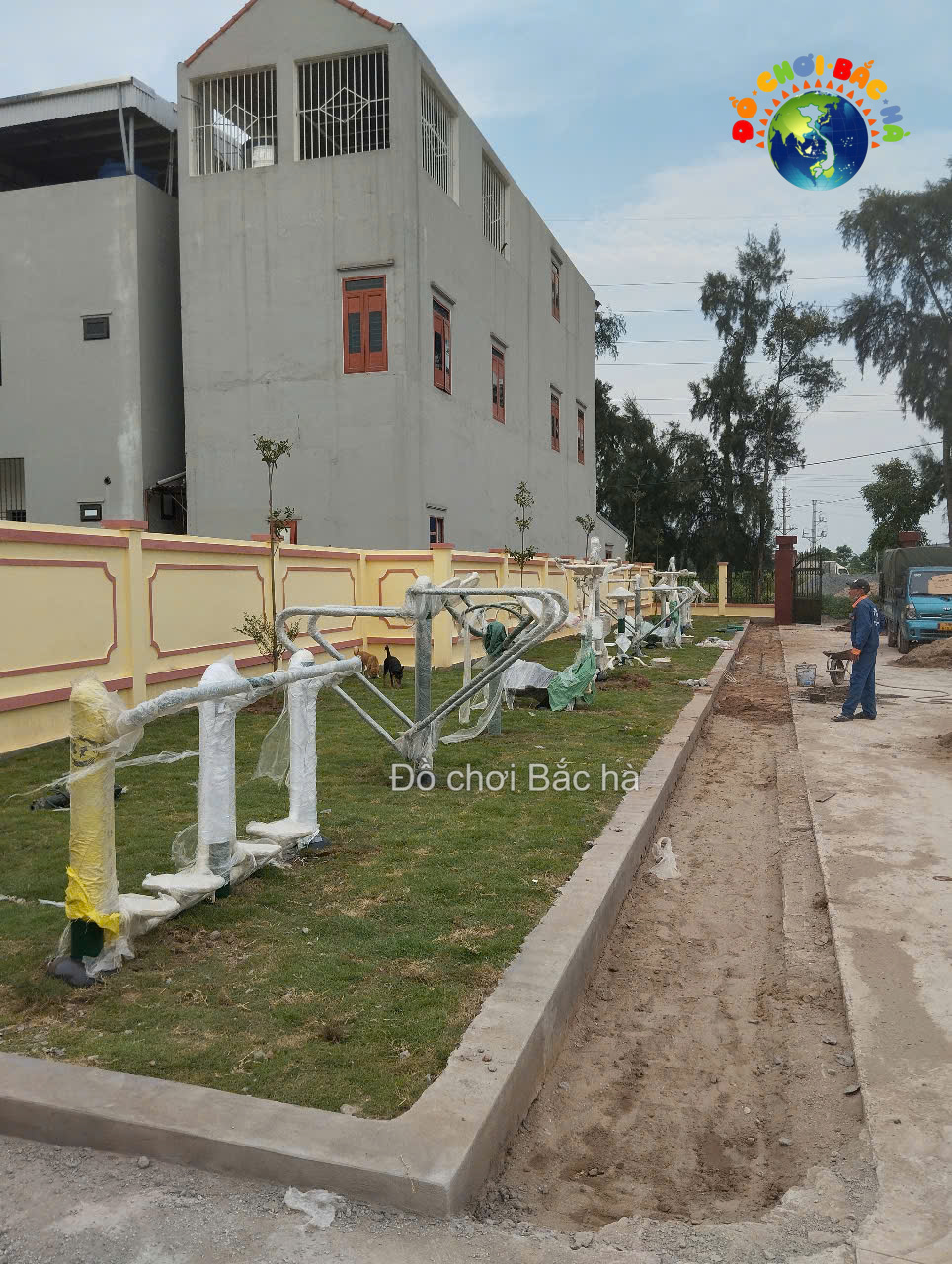 Tư Vấn Lắp Đặt Sân Chơi Thể Thao Ngoài Trời Tại Nhà Văn Hóa Thôn Liên Hạ, Tân Lập, Yên Mỹ, Hưng Yên