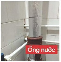 dán ống nước dò