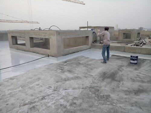 chống thấm mái nhà bằng Mariseal 270